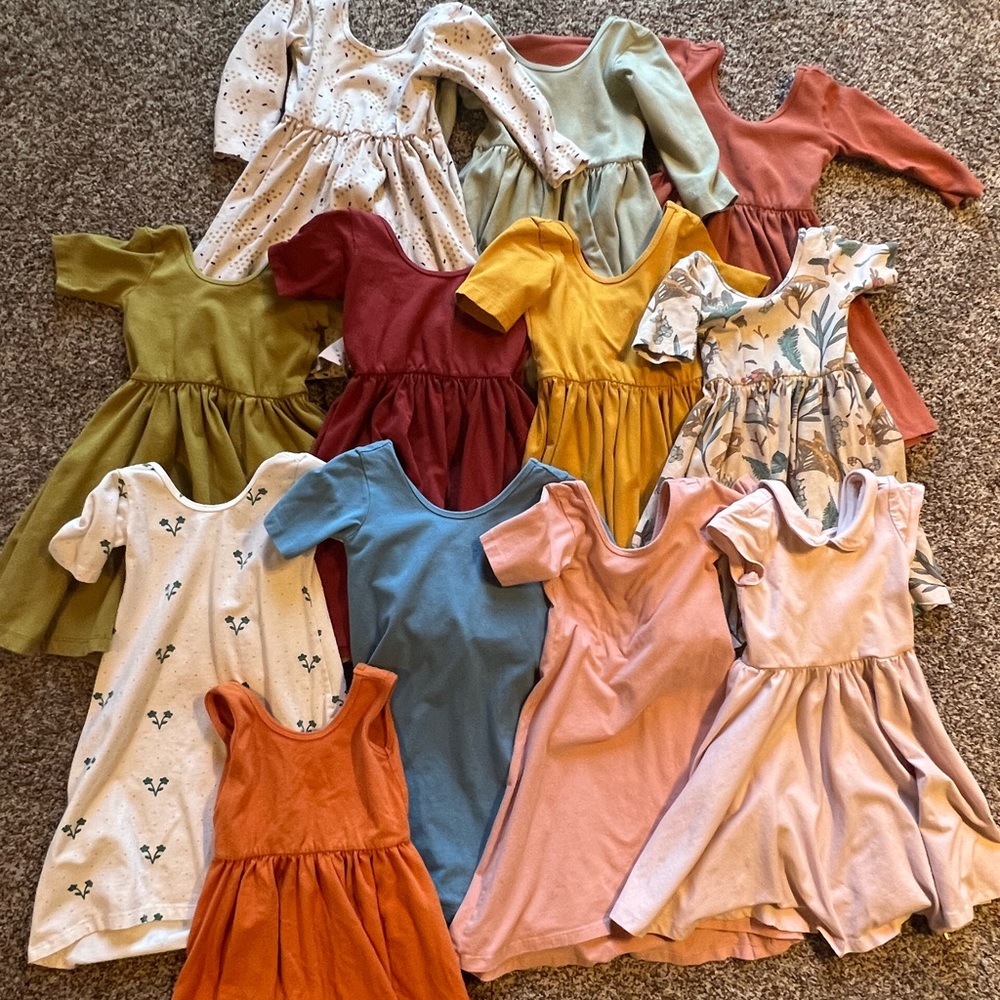 Alice + Ames 4T 12 Ballet Dress Collection Set - Multi Color, Varying Sleeves